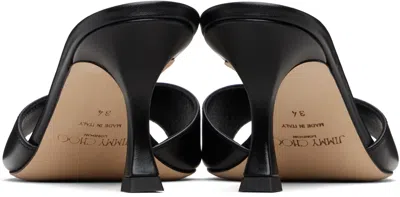 Jimmy Choo Black Skye 70 Heeled Sandals In Multi