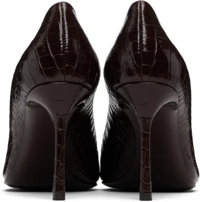 Jimmy Choo Brown Romy 85 Heels In Animal Print