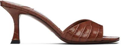 Jimmy Choo Skye 70 High-heeled Sandals In Brown