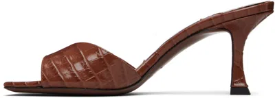 Jimmy Choo Skye 70 High-heeled Sandals In Brown