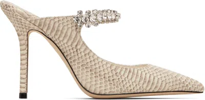 Jimmy Choo Bing 100 High Heels In Neutral