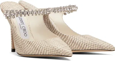 Jimmy Choo Bing 100 High Heels In Neutral