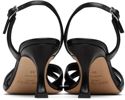 Jimmy Choo Black Elsy 70 Heeled Sandals In Black