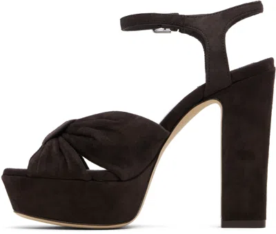 Jimmy Choo Heloise 120 High-heeled Sandals In Brown