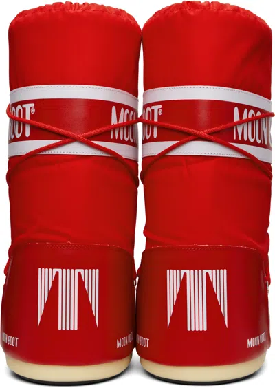 Moon Boot Mb Icon Nylon In Red