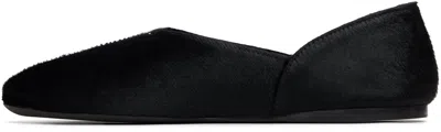 Khaite Black Jane Ballerina Flats In Black