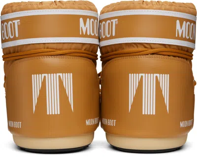 Moon Boot Brown Icon Low Nylon Boots In Multi