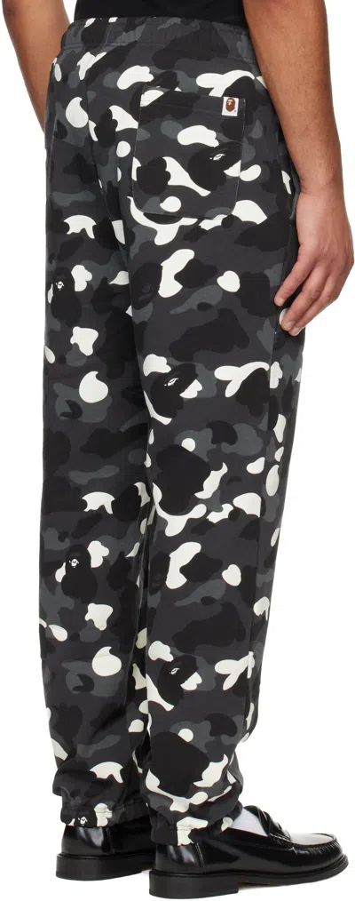 Bape Black City Camo Shark Sweatpants In Black