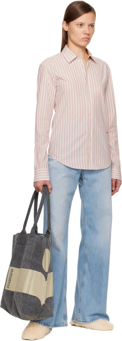 Isabel Marant Gray Yenky Tote In Black