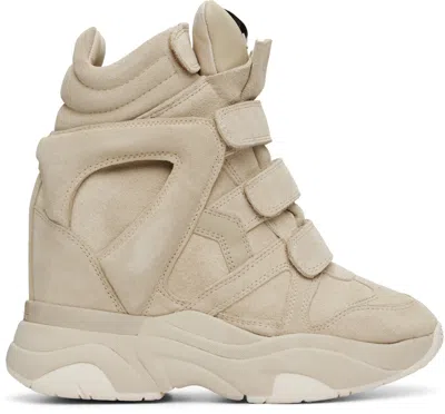 Isabel Marant Balskee Perforated Detailed Sneakers In Multi