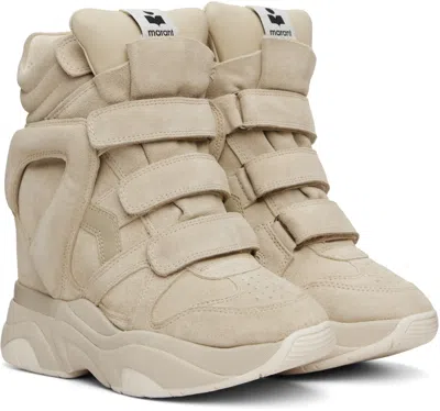 Isabel Marant Balskee Perforated Detailed Sneakers In Multi