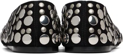 Khaite Jane Stud-embellished Leather Ballet Flats In Black