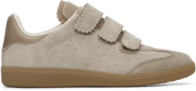 Isabel Marant Taupe Beth Sneakers In Brown