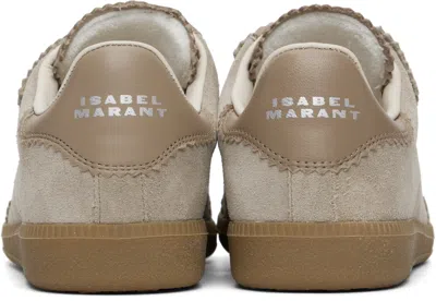 Isabel Marant Taupe Beth Sneakers In Brown