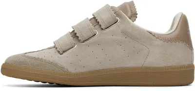 Isabel Marant Taupe Beth Sneakers In Brown
