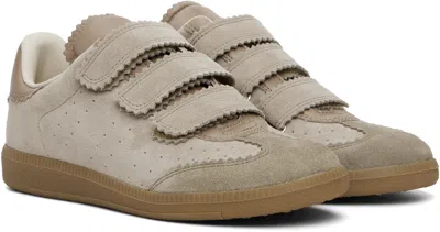 Isabel Marant Taupe Beth Sneakers In Brown