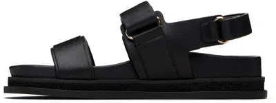Jimmy Choo Black Fayence City Sandals In Multi