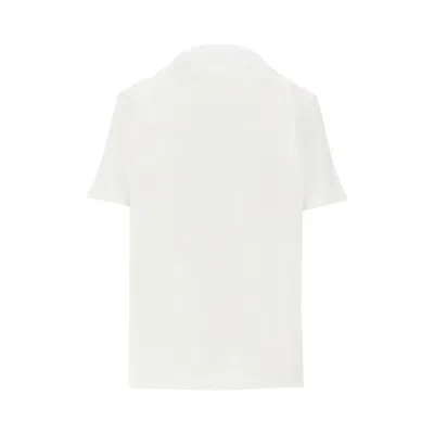 Jil Sander Short-sleeve T-shirt With Centered Logo Detail In White