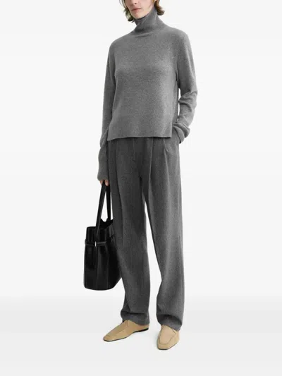 Totême Turtleneck Sweater In Gray