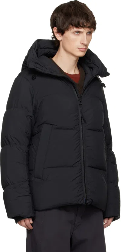Canada Goose Crofton Puffer Jacket In Black
