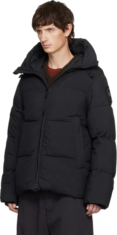 Canada Goose Crofton Puffer Jacket In Black