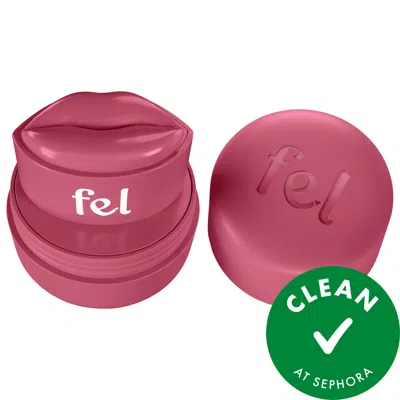 Fel Beauty Kissylips Hydrating High Shine Lip And Cheek Balm Luv Ya 0.16 Oz/4.5 G In Red
