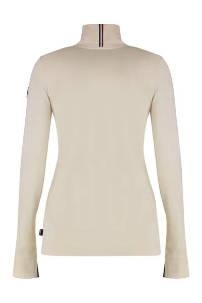 Moncler Grenoble Turtleneck In Polartec® In Gray