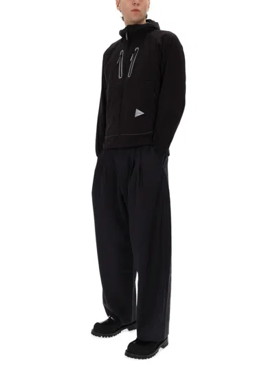 And Wander Alpha Air Jacket In Black