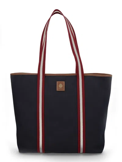Bally "eb Ribbon" Bag In Blue