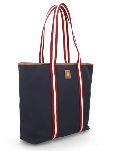 Bally "eb Ribbon" Bag In Blue