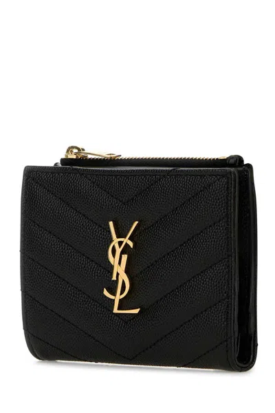 Saint Laurent Wallets In Black