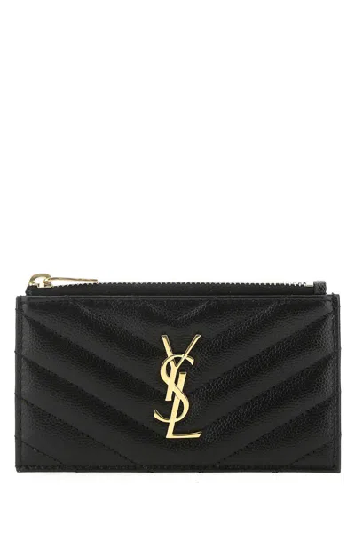 Saint Laurent Wallets In Black