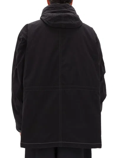 And Wander Black Polyester Nylon Sweatshirt In Black