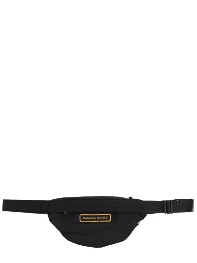 Canada Goose Men Pouch With Logo In Black