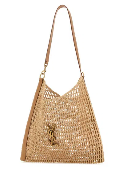 Saint Laurent Handbags. In Brown