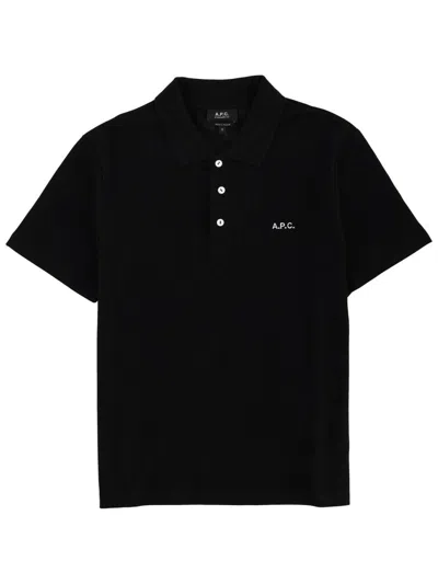 Apc Standard Logo Polo In Animal Print