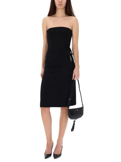 Courrèges Courreges Women Midi Skirt With Zipper In Animal Print