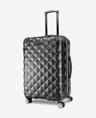 Kenneth Cole Diamond Tower Hard Side Expandable Suitcase In Black