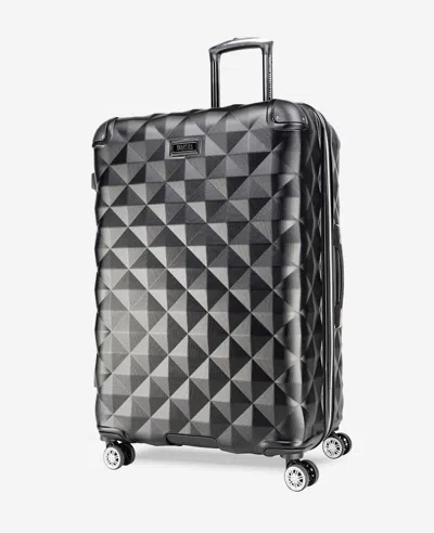 Kenneth Cole Diamond Tower Hard Side Expandable Suitcase In Purple
