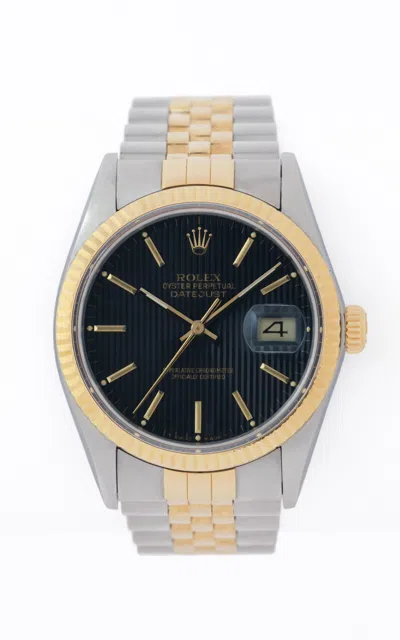 Stephanie Windsor Vintage Rolex Datejust Model 68273 In Gold
