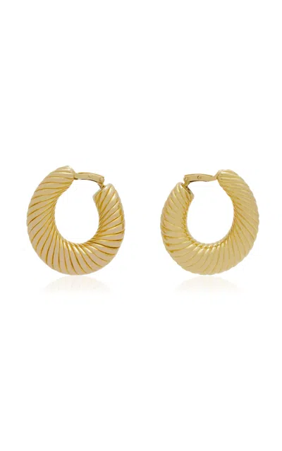 Stephanie Windsor 18k Yellow Gold  Van Cleef And Arpels Hoop Earrings In Gold