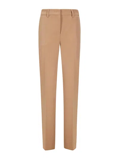 Alberto Biani Dart-detail Side-pocket Trousers In Brown