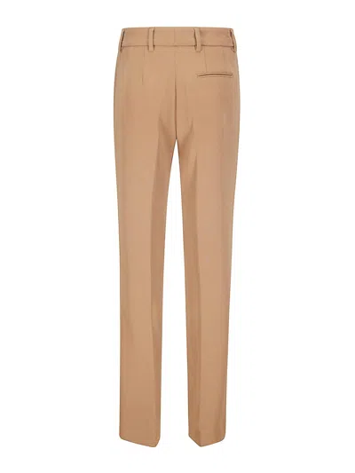 Alberto Biani Dart-detail Side-pocket Trousers In Brown