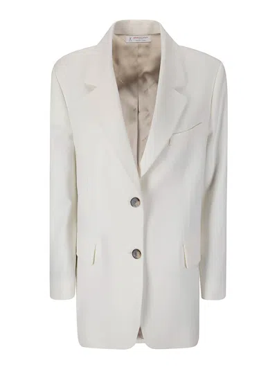 Alberto Biani Jacket In Neutral