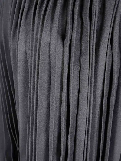 Comme Des Garçons Cropped Pleated Trousers With Structured Silhouette In Black