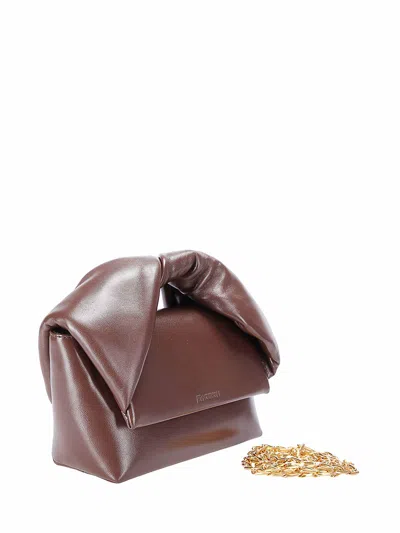 Jw Anderson Midi Twister Bag In Brown