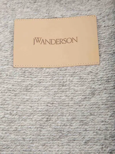 Jw Anderson Contrast Trim Casual Jacket In Gray