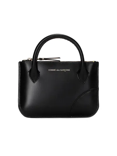 Comme Des Garçons Leather Wallet In Black