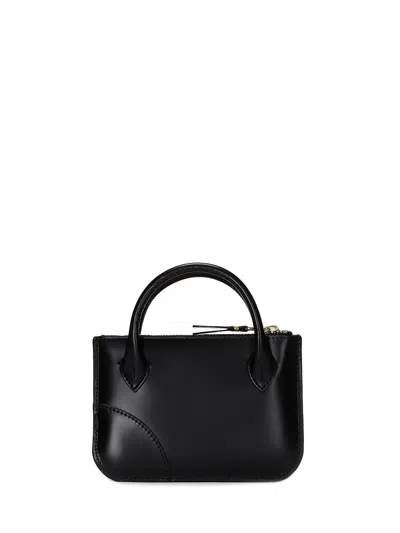 Comme Des Garçons Leather Wallet In Black