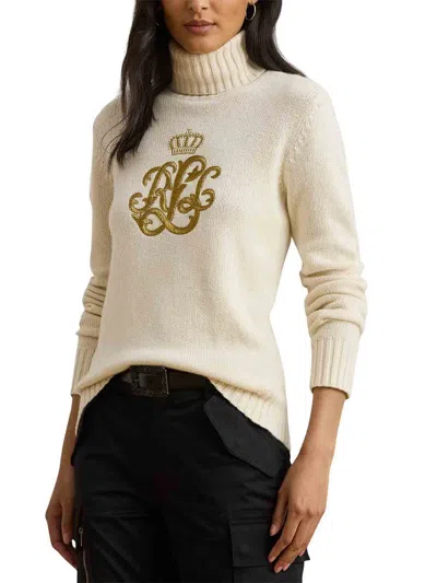 Ralph Lauren Turtleneck Sweater In Neutral
